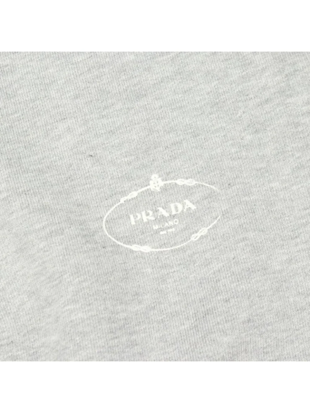 Prada Polo Shirt Cotton Fleece Press Vintage Wash Sweat